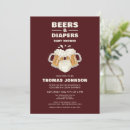 Search for beer baby shower invitations Huggies and chuggies