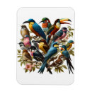 Recherche de oiseaux exotiques magnets Nature
