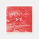 Search for 10th anniversary napkins Party