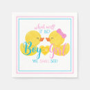 Search for rubber duck napkins Ducky