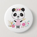 Recherche de dessin noir et blanc badges Panda