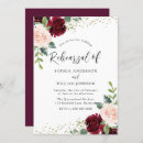 Search for flower rehearsal dinner invitations Blush