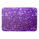 Search for purple glitter bath mats Girly