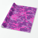 Search for pink camo wrapping paper Purple
