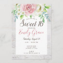 Search for wood sweet 16 invitations Trendy