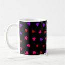 Search for red heart shape mugs Design