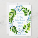 Search for blue floral wreath invitations Flowers