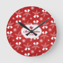 Recherche de joyeux noël horloges Rouge
