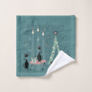 Search for cat christmas bath towels Vintage