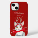 Recherche de chat de noël iphone coques Pour elle