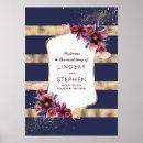 Search for navy and gold wedding posters Blue