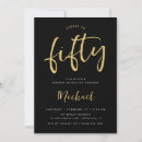 Recherche de 50 anniversaire invitations Simple