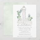 Search for branches bridal shower invitations Soft pastel sage branches