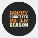 Search for bear hunting stickers Funny
