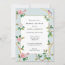 Search for chinoiserie bridal shower invitations Watercolor