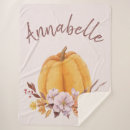 Search for pink pumpkin blankets Autumn
