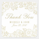 Search for romantic floral thank you stickers Flowers