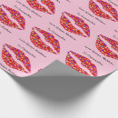 Search for happy valentines day wrapping paper Lipstick