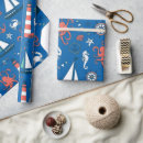 Search for blue and orange wrapping paper White