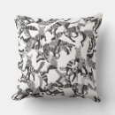 Search for black and white fox pillows Woodland