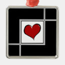 Search for square heart ornaments Vintage