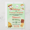 Recherche de campout birthday invitations Campement