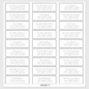 Search for guests return address labels Elegant
