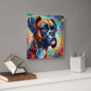 Search for dog pop art Blue