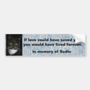 Search for in memory bumper stickers Memorial