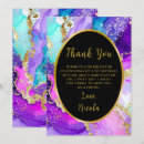 Search for purple and gold thank you cards Geode gemstone