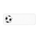 Search for football return address labels Black