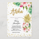 Search for aloha bridal shower invitations Pineapple
