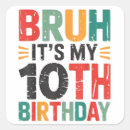 Search for a 10 stickers 10 year old