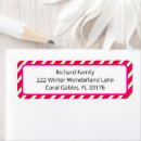 Search for candy return address labels Candy cane stripes