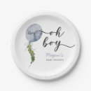Search for oh boy baby shower plates Rustic