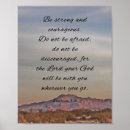 Search for joshua 1 9 posters Religious