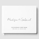 Search for modern guest books Handwritten script