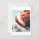 Search for middle finger cards Cat