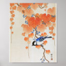 Recherche de oiseau sur la branche posters Asiatique