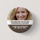 Search for political campaign buttons Politics