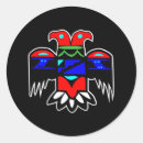 Recherche de tête indienne autocollants Américain