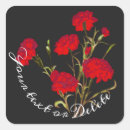 Search for red carnation stickers For her