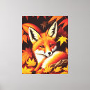 Search for abstract fox art Vintage