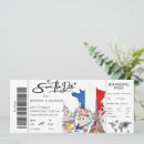 Search for boarding pass paris invitations Vintage