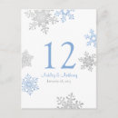 Search for grey snowflakes postcards Blue