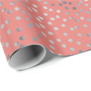 Search for coral wrapping paper Glitter