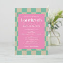 Search for pink and mint green invitations Modern