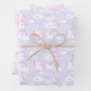 Search for unicorn birthday wrapping paper Girly