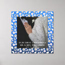 Search for blue and silver canvas prints Elegant