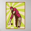 Search for vintage cricket posters Batsman